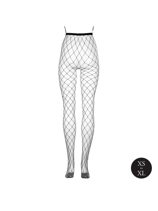 Le Desir - Panty with Big Fishnet Structure - Black