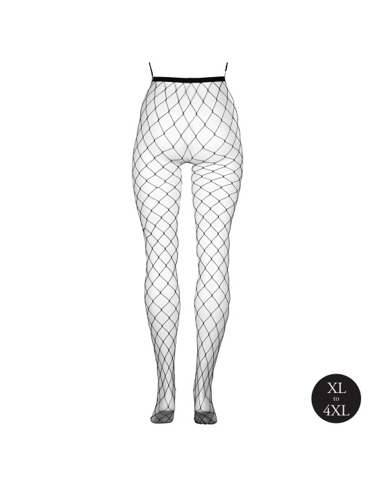 Le Desir - Panty with Big Fishnet Structure - Black