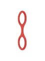 EasyToys - Flexible Silicone Handcuffs - Red