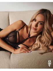 Obsessive - Arrowel Babydoll - Zwart