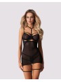 Obsessive - Arrowel Babydoll - Zwart
