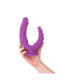 Teazers - Double Vibrator met Zuignap en Afstandsbediening - Paars