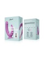Teazers - Double Vibrator met Zuignap en Afstandsbediening - Paars