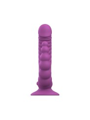 Teazers - Double Vibrator met Zuignap en Afstandsbediening - Paars