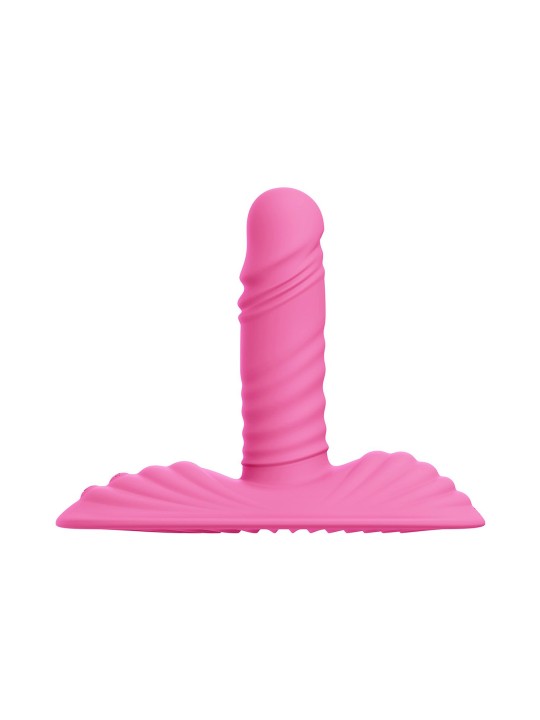 Teazers - Thrusting Pad Vibrator + remote control - Pink
