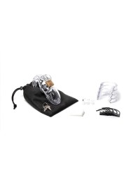 CB-3000 Chastity Cage - Transparent - 37 mm