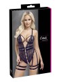 Cottelli LINGERIE – Crotchless String Body – Zwart
