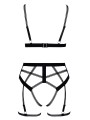 Cottelli LINGERIE – Ouvert Set Bh & Slip – Zwart