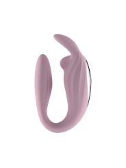 Teazers – Bunny Couple Vibrator with Remote – Pink