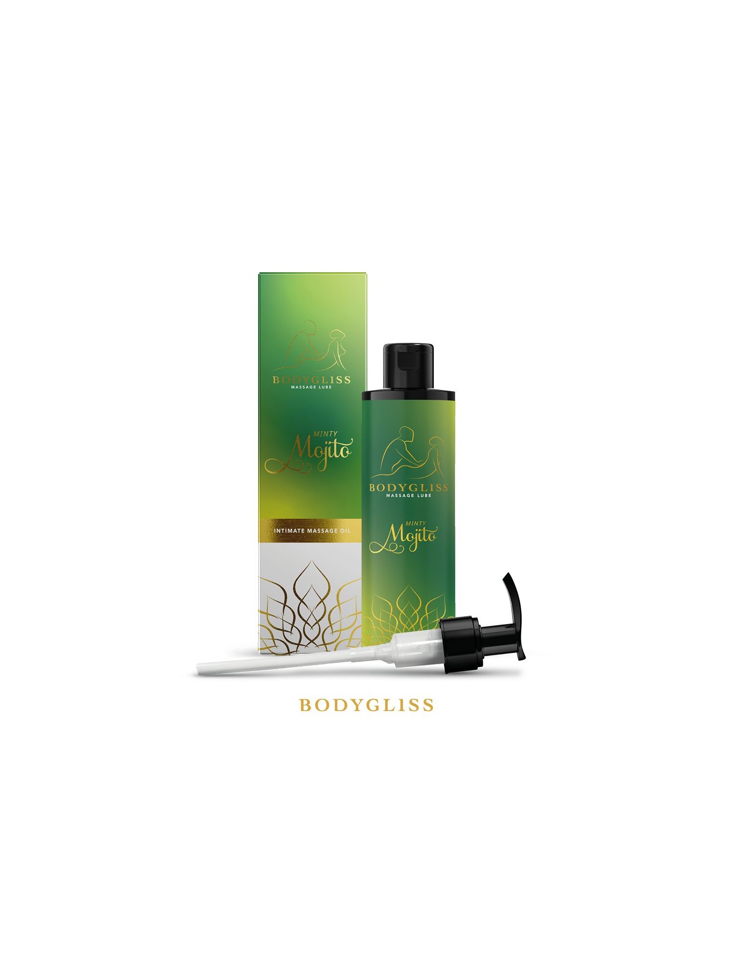 BodyGliss – Massage Oil and Lubricant in 1 Minty Mojito – 150 ml