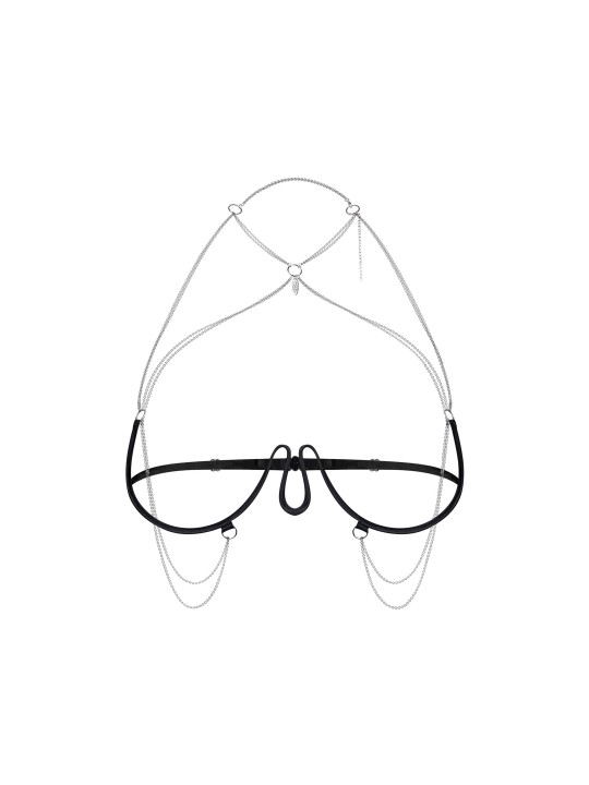 Obsessive - Lustique Harnas BH - Zwart