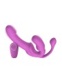 Teazers – Strapless Strap-On met Anaal Plug – Pink