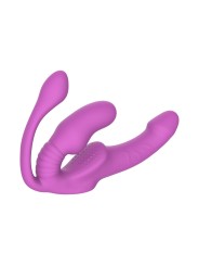 Teazers – Strapless Strap-On met Anaal Plug – Pink