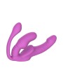 Teazers – Strapless Strap-On met Anaal Plug – Pink
