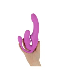 Teazers – Strapless Strap-On met Anaal Plug – Pink
