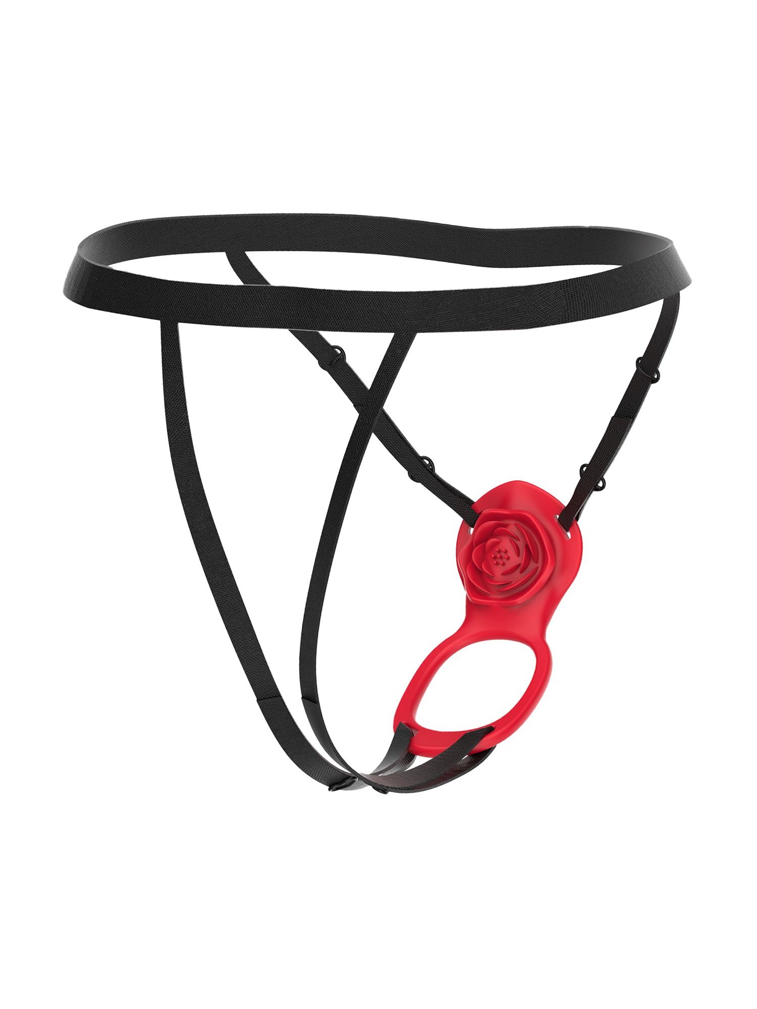 Teazers - Wearable Clitoral Stimulator Harness - Red