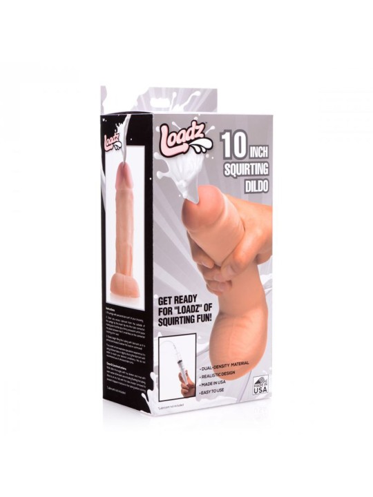 Dual Density Spuitende Dildo - 25 cm