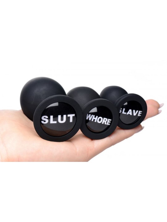 Dirty Words Buttplug Set