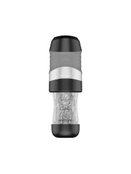 Nexus – Alpha Surge Masturbator with Rotation & Suction – Black
