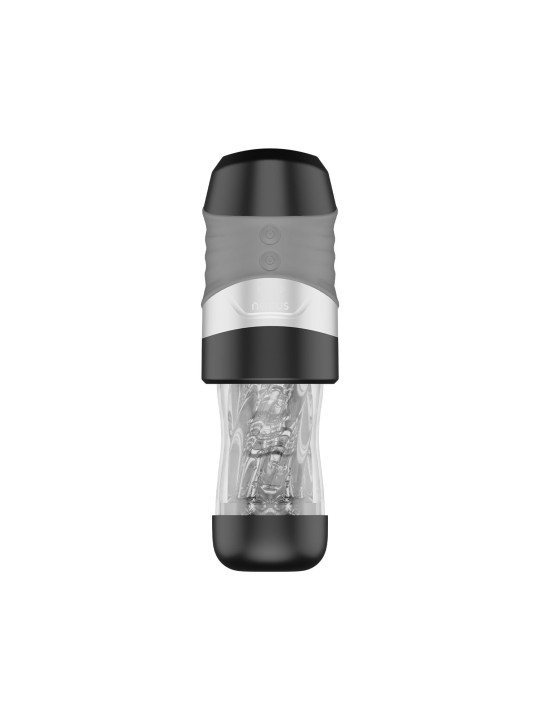 Nexus – Alpha Surge Masturbator with Rotation & Suction – Black