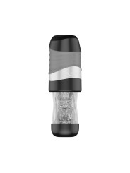 Nexus – Alpha Surge Masturbator with Rotation & Suction – Black