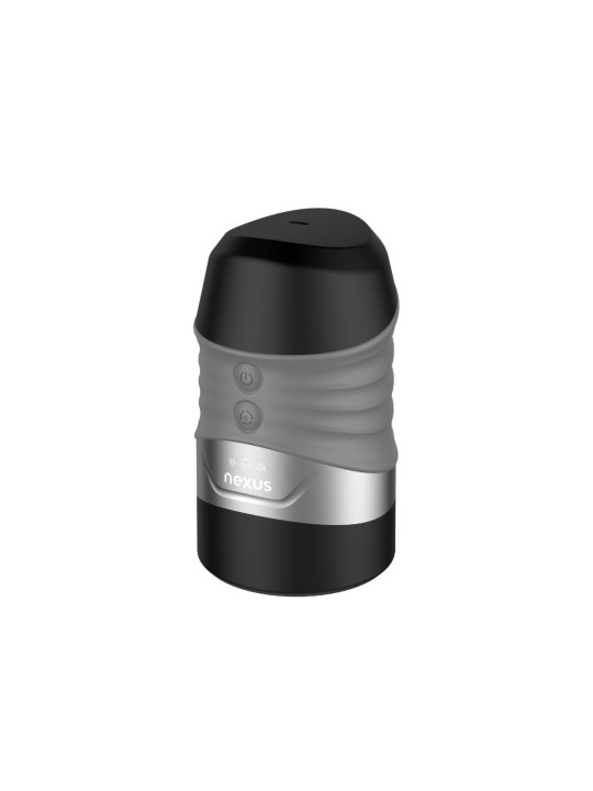 Nexus – Alpha Surge Masturbator with Rotation & Suction – Black