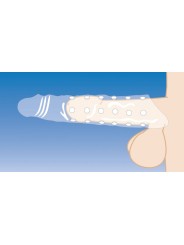 Extender Penissleeve Met Noppen - Transparant