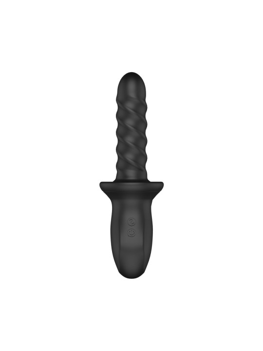 Nexus – Ascend Thrusting & Rotating Massager – Black