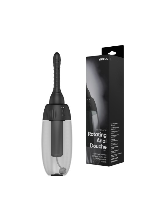Nexus – Automatic Rotating 360° Anal Douche – Zwart