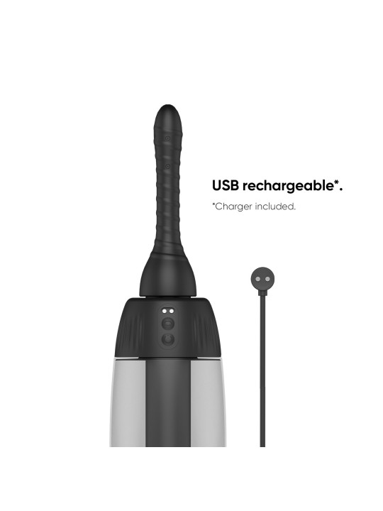 Nexus – Automatic Rotating 360° Anal Douche – Zwart