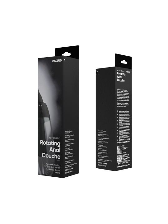 Nexus – Automatic Rotating 360° Anal Douche – Zwart