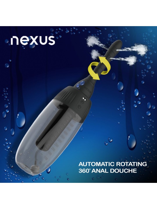 Nexus – Automatic Rotating 360° Anal Douche – Zwart