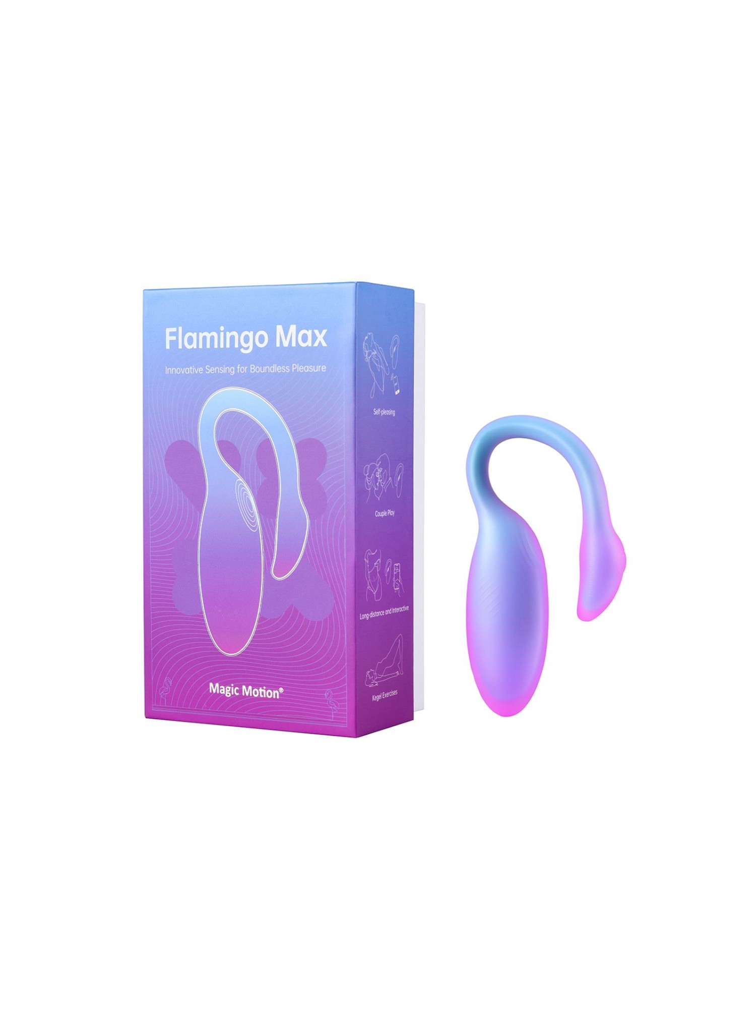 Magic Motion - Magic Flamingo Max Vibrating Egg - Blue