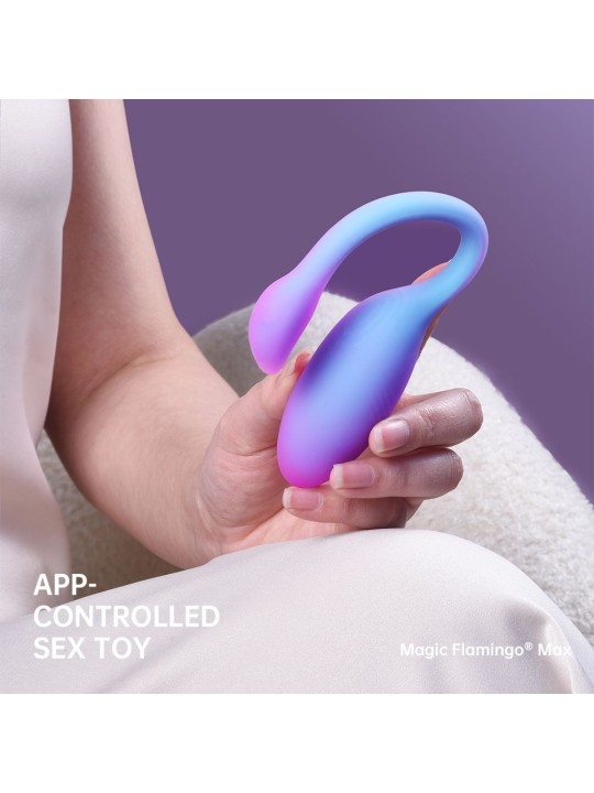 Magic Motion - Magic Flamingo Max Vibrating Egg - Blue