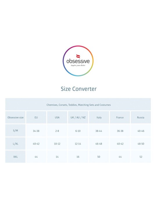 Obsessive - Fabulous Jarretelset - Zwart