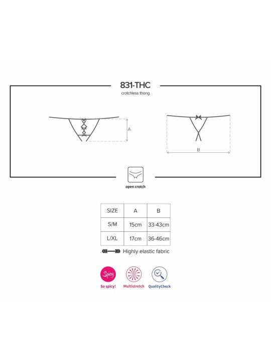 Obsessive - Crotchless thong