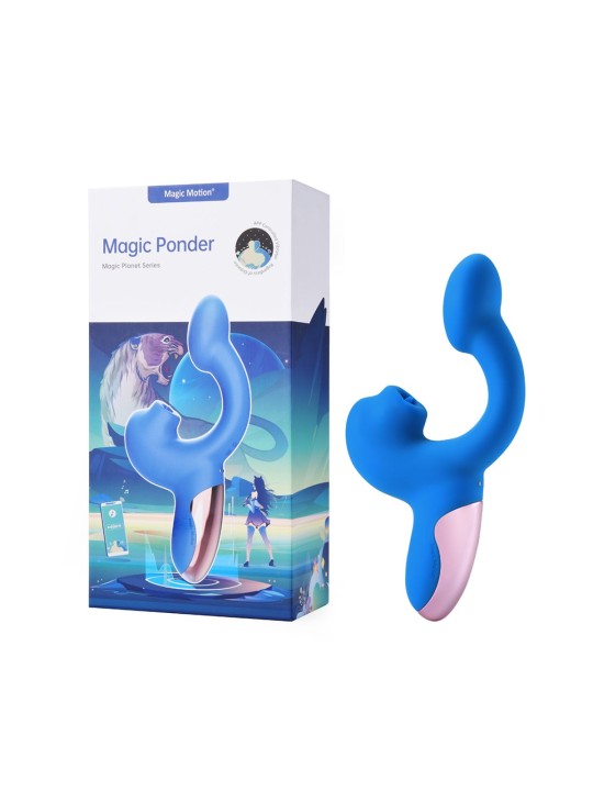 Magic Motion – Magic Ponder Vibrator with Lick & G-Spot Function – Blue