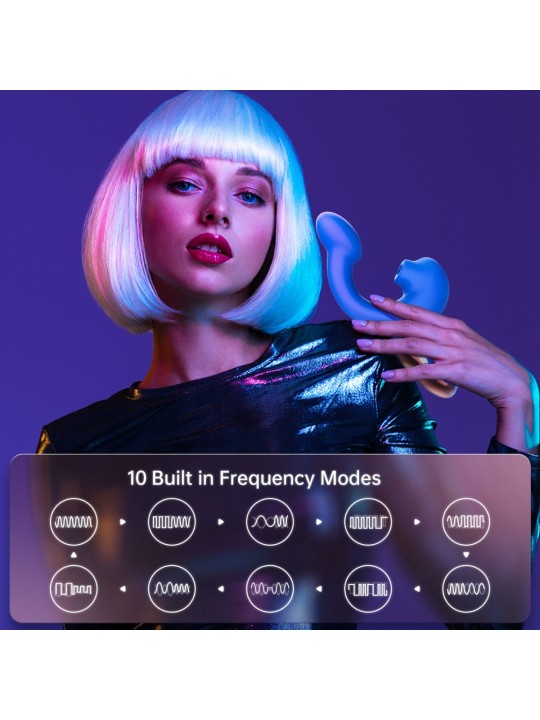 Magic Motion – Magic Ponder Vibrator with Lick & G-Spot Function – Blue