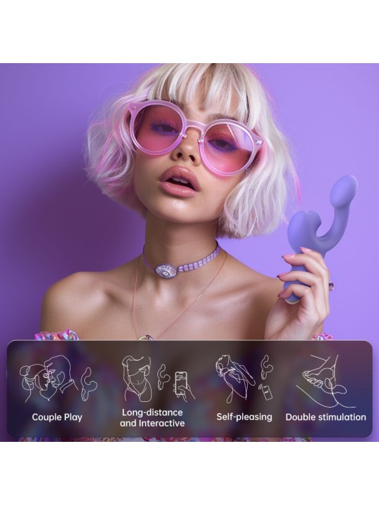 Magic Motion – Magic Ponder Vibrator with Lick & G-Spot Function – Purple
