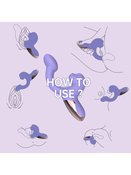 Magic Motion – Magic Ponder Vibrator with Lick & G-Spot Function – Purple