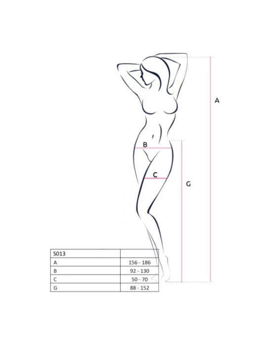 Passion - S013 Strip Pants - Wit