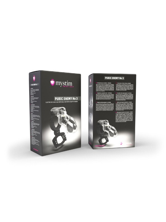 Public Enemy No. 3 - Elektrosex Chasity Belt with Ball Stretcher