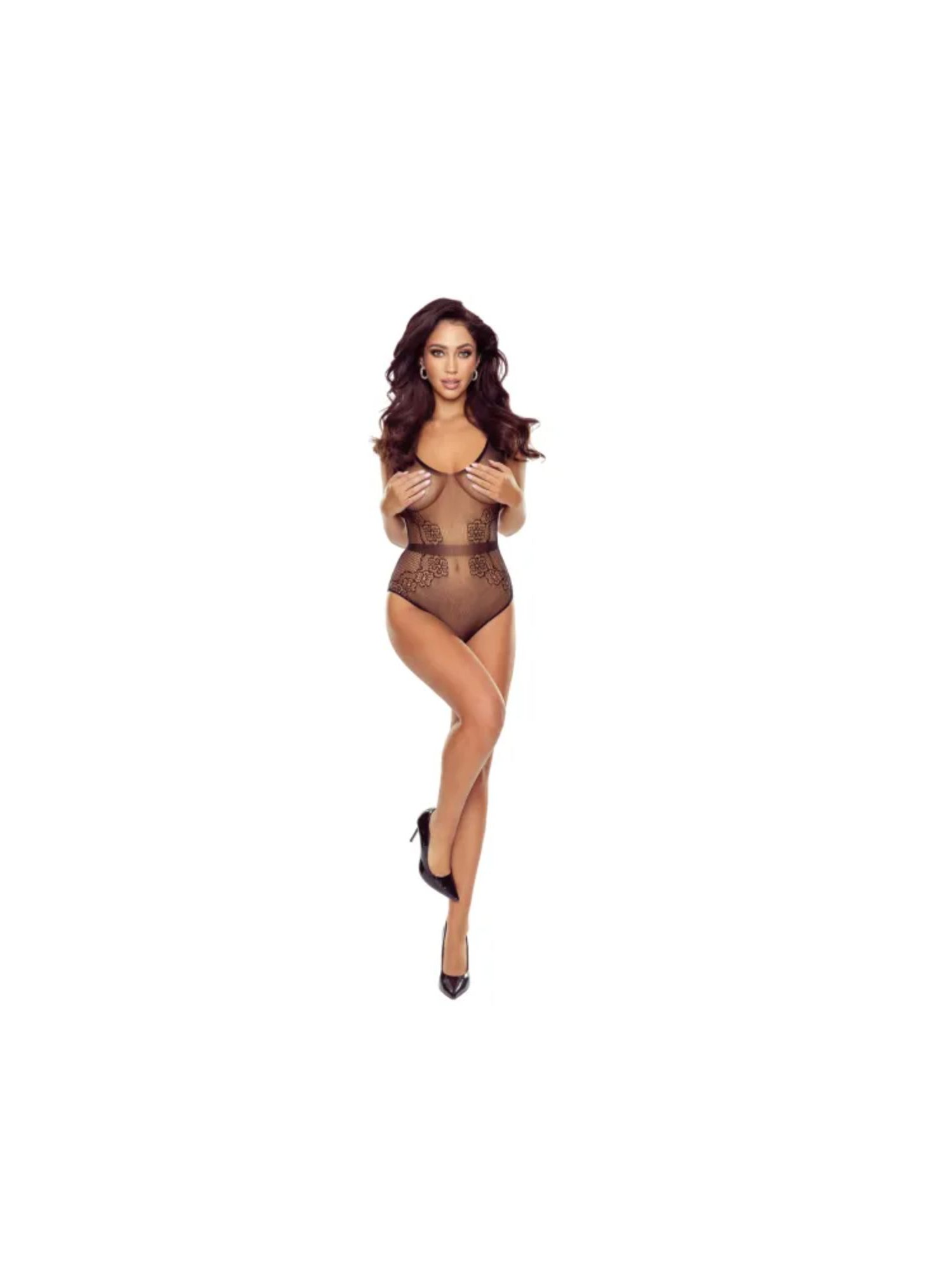 Passion - BS115 Bodystocking - Black