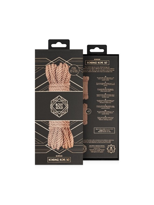 Rosy Gold – Rope Set – Luxe Bondage Touwen