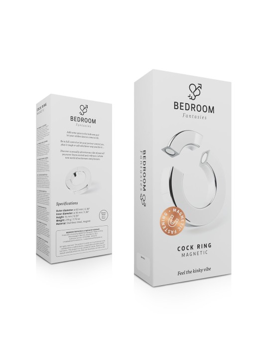 Bedroom Fantasies - Magnetic Cockring - Zilver