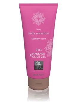 Massage- & Glide Gel 2 in 1 - Raspberry