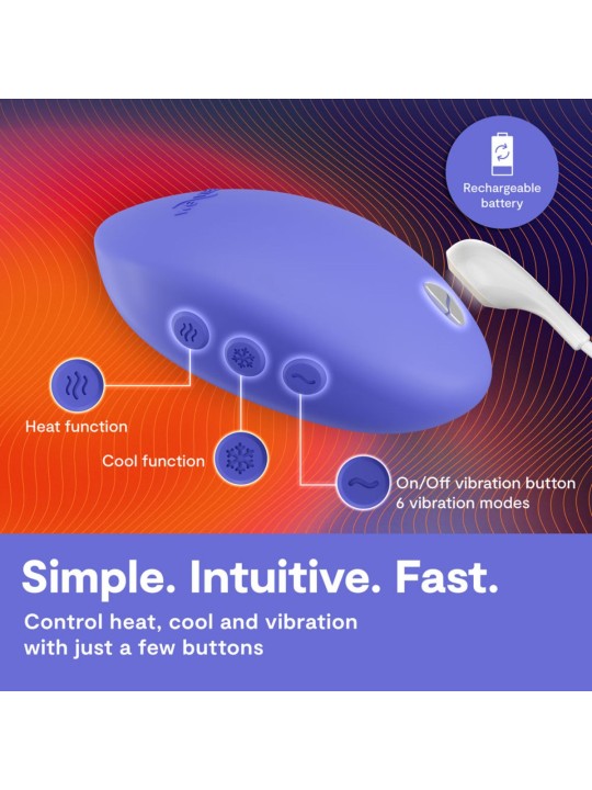We-Vibe - Temp Lay-On Vibrator - Lavender Blue
