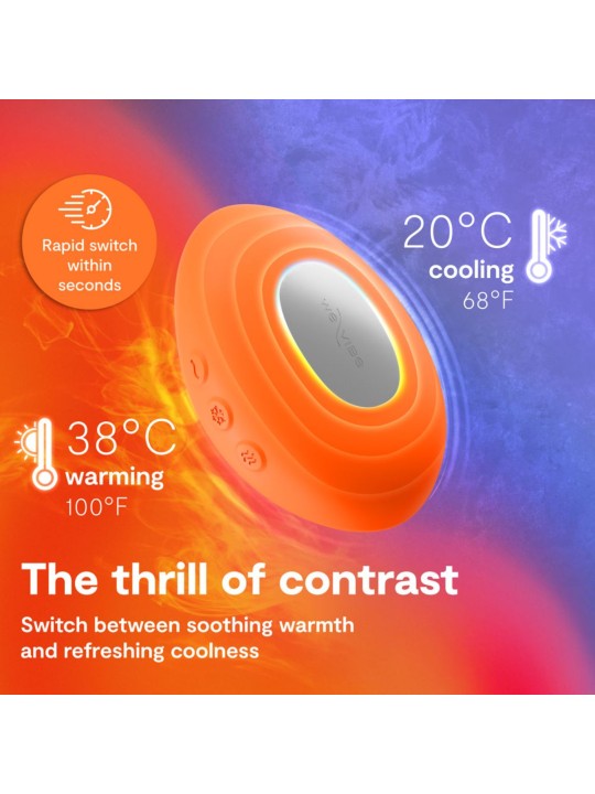 We-Vibe - Temp Lay-On Vibrator - Tangerine