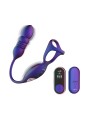 Hueman - Deep Impact Cock- & Ballring - Met Stotende Prostaatstimulator