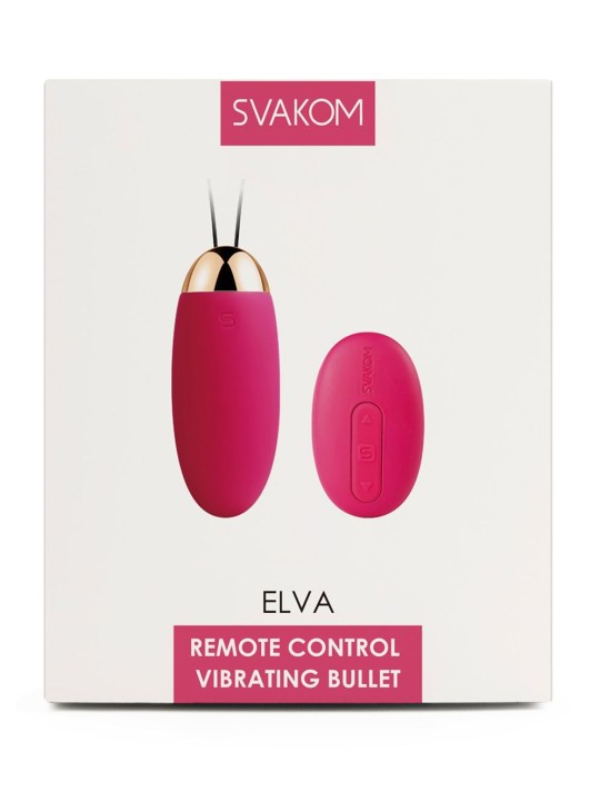 SVAKOM - Elva Vibrating Egg with Remote - Pink